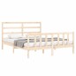vidaXL Estructura de cama con cabecero madera maciza 160x200 cm vidaXL Estructura de cama con cabecero madera maciza 160x200 cm