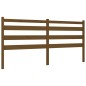vidaXL Estructura cama y cabecero madera maciza marrón miel 200x200 cm vidaXL Estructura cama y cabecero madera maciza marrón miel 200x200 cm