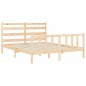 vidaXL Estructura de cama con cabecero madera maciza 160x200 cm vidaXL Estructura de cama con cabecero madera maciza 160x200 cm