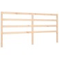 vidaXL Estructura de cama con cabecero madera maciza 180x200 cm