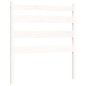 vidaXL Estructura de cama con cabecero madera maciza blanco 100x200 cm vidaXL Estructura de cama con cabecero madera maciza blanco 100x200 cm