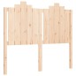 vidaXL Estructura de cama con cabecero madera maciza 120x200 cm