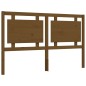 vidaXL Estructura de cama matrimonio con cabecero madera marrón miel vidaXL Estructura de cama matrimonio con cabecero madera marrón miel