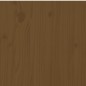 vidaXL Estructura de cama matrimonio con cabecero madera marrón miel vidaXL Estructura de cama matrimonio con cabecero madera marrón miel