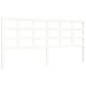 vidaXL Estructura de cama con cabecero madera maciza blanco 180x200 cm vidaXL Estructura de cama con cabecero madera maciza blanco 180x200 cm