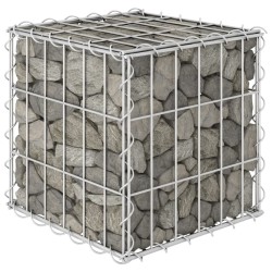 vidaXL Arriate de gaviones cúbico alambre de acero 30x30x30 cm