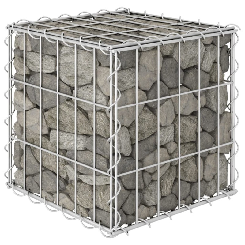vidaXL Arriate de gaviones cúbico alambre de acero 30x30x30 cm vidaXL Arriate de gaviones cúbico alambre de acero 30x30x30 cm