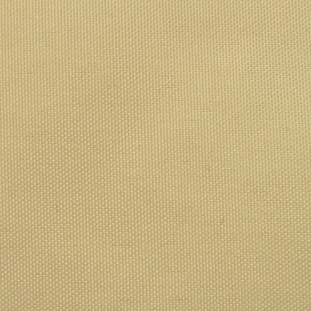 vidaXL Toldo de vela cuadrado tela Oxford beige 3,6x3,6 m 