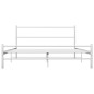 vidaXL Estructura de cama de metal blanco 120x200 cm vidaXL Estructura de cama de metal blanco 120x200 cm