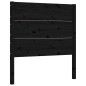 vidaXL Estructura de cama con cabecero madera maciza negro 90x200 cm vidaXL Estructura de cama con cabecero madera maciza negro 90x200 cm
