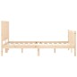 vidaXL Estructura de cama con cabecero madera maciza 120x200 cm vidaXL Estructura de cama con cabecero madera maciza 120x200 cm