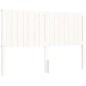 vidaXL Estructura de cama con cabecero madera maciza blanco 160x200 cm vidaXL Estructura de cama con cabecero madera maciza blanco 160x200 cm