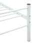 vidaXL Estructura de cama de metal blanco 120x200 cm vidaXL Estructura de cama de metal blanco 120x200 cm
