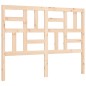 vidaXL Estructura de cama con cabecero madera maciza 140x190 cm vidaXL Estructura de cama con cabecero madera maciza 140x190 cm