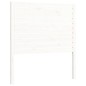 vidaXL Estructura de cama con cabecero madera maciza blanco vidaXL Estructura de cama con cabecero madera maciza blanco