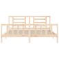 vidaXL Estructura de cama con cabecero madera maciza 200x200 cm vidaXL Estructura de cama con cabecero madera maciza 200x200 cm