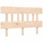vidaXL Estructura de cama de matrimonio con cabecero madera maciza vidaXL Estructura de cama de matrimonio con cabecero madera maciza