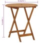 vidaXL Mesa plegable de jardín de madera maciza de acacia 70 cm vidaXL Mesa plegable de jardín de madera maciza de acacia 70 cm