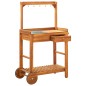 vidaXL Carrito de cocina exterior madera maciza acacia 92x43,5x141,5cm vidaXL Carrito de cocina exterior madera maciza acacia 92x43,5x141,5cm