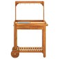 vidaXL Carrito de cocina exterior madera maciza acacia 92x43,5x141,5cm vidaXL Carrito de cocina exterior madera maciza acacia 92x43,5x141,5cm
