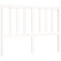 vidaXL Estructura de cama con cabecero madera maciza blanco 140x190 cm