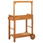 vidaXL Carrito de cocina exterior madera maciza acacia 92x43,5x141,5cm vidaXL Carrito de cocina exterior madera maciza acacia 92x43,5x141,5cm