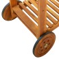 vidaXL Carrito de cocina exterior madera maciza acacia 92x43,5x141,5cm vidaXL Carrito de cocina exterior madera maciza acacia 92x43,5x141,5cm
