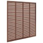 vidaXL Valla de lamas WPC marrón 180x180 cm vidaXL Valla de lamas WPC marrón 180x180 cm