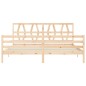 vidaXL Estructura de cama con cabecero madera maciza 200x200 cm vidaXL Estructura de cama con cabecero madera maciza 200x200 cm