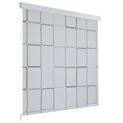 vidaXL Persiana enrollable de ducha cuadrados 140x240 cm