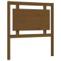 vidaXL Estructura cama y cabecero madera maciza marrón miel 100x200 cm vidaXL Estructura cama y cabecero madera maciza marrón miel 100x200 cm