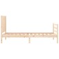 vidaXL Estructura de cama con cabecero madera maciza vidaXL Estructura de cama con cabecero madera maciza