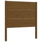 vidaXL Estructura cama con cabecero madera maciza marrón miel 90x200cm