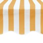 vidaXL Toldo de lona amarillo y blanco 6x3 m (sin estructura) vidaXL Toldo de lona amarillo y blanco 6x3 m (sin estructura)
