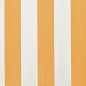 vidaXL Toldo de lona amarillo y blanco 6x3 m (sin estructura) vidaXL Toldo de lona amarillo y blanco 6x3 m (sin estructura)