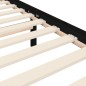 vidaXL Estructura de cama con cabecero madera maciza negro 200x200 cm vidaXL Estructura de cama con cabecero madera maciza negro 200x200 cm