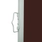 vidaXL Toldo lateral retráctil para patio marrón 140x600 cm vidaXL Toldo lateral retráctil para patio marrón 140x600 cm