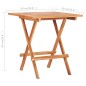 vidaXL Mesa plegable de bistró de madera maciza de teca 60x60x65 cm vidaXL Mesa plegable de bistró de madera maciza de teca 60x60x65 cm