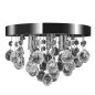 vidaXL Lámpara de techo de cristal diseño cromado vidaXL Lámpara de techo de cristal diseño cromado