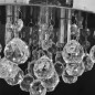 vidaXL Lámpara de techo de cristal diseño cromado vidaXL Lámpara de techo de cristal diseño cromado