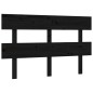 vidaXL Cama personas mayores cabecero madera maciza negro 120x200 cm vidaXL Cama personas mayores cabecero madera maciza negro 120x200 cm