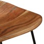 vidaXL Taburetes de cocina 2 unidades madera maciza de acacia vidaXL Taburetes de cocina 2 unidades madera maciza de acacia