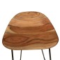 vidaXL Taburetes de cocina 2 unidades madera maciza de acacia vidaXL Taburetes de cocina 2 unidades madera maciza de acacia