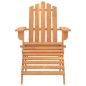 vidaXL Silla de jardín Adirondack con reposapiés madera acacia maciza vidaXL Silla de jardín Adirondack con reposapiés madera acacia maciza