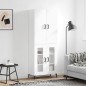 vidaXL Aparador alto madera contrachapada blanco brillo 69,5x34x180 cm vidaXL Aparador alto madera contrachapada blanco brillo 69,5x34x180 cm