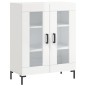 vidaXL Aparador alto madera contrachapada blanco brillo 69,5x34x180 cm vidaXL Aparador alto madera contrachapada blanco brillo 69,5x34x180 cm