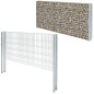 vidaXL Postes de valla de jardín 20 uds acero galvanizado plata 160 cm vidaXL Postes de valla de jardín 20 uds acero galvanizado plata 160 cm