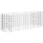 vidaXL Arriate de gaviones de hierro galvanizado 300x100x100 cm vidaXL Arriate de gaviones de hierro galvanizado 300x100x100 cm