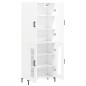 vidaXL Aparador alto madera contrachapada blanco 69,5x34x180 cm vidaXL Aparador alto madera contrachapada blanco 69,5x34x180 cm