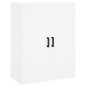 vidaXL Aparador alto madera contrachapada blanco 69,5x34x180 cm vidaXL Aparador alto madera contrachapada blanco 69,5x34x180 cm
